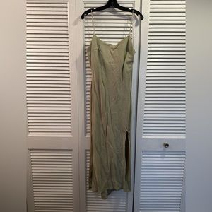 Sage Green ASOS Brand Midi Dress
